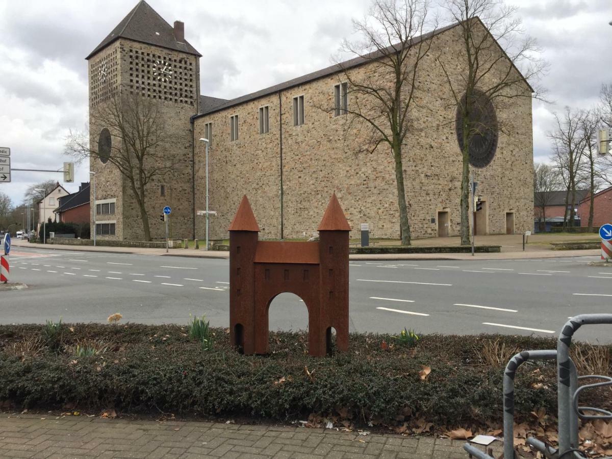 Kleine Wohnung mit Terrasse Dülmen Exterior foto